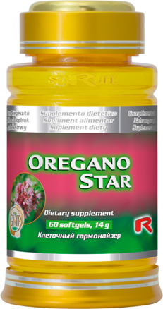 OREGANO STAR - pre podporu trávenia s výraznými protiplesňovými účinkami, Starlife  60 tob
