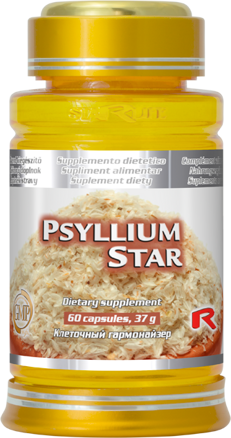 PSYLLIUM STAR - pre zdravé trávenie a činnosť čriev, Starlife  60 kaps
