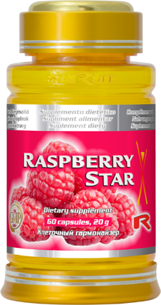 RASPBERRY STAR - pre efektívnu kontrolu hmotnosti, Starlife  60 kaps