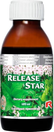 RELEASE STAR - sirup pre podporu činnosti tráviaceho traktu, močových ciest a obranyschopnosti organizmu,  Starlife 120 ml