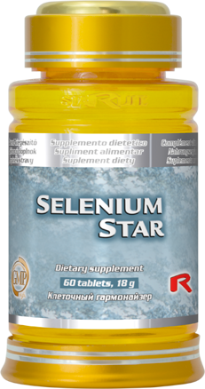 SELENIUM STAR - pre obnovu, regeneráciu a rast buniek, Starlife  60 tabl
