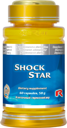 SHOCK STAR - žraločia chrupavka pre zlepšenie hojenia rán, s protinádorovými účinkami, Starlife  60 kaps