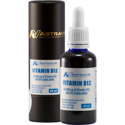 VITAMIN B12 - v tekutej forme pre podporu činnosti nervovej sústavy, tvorby červených krviniek a imunitného systému, Starlife  50 ml