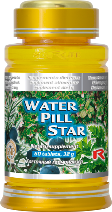 WATER PILL STAR  -  pre zdravé obličky a močový mechúr, Starlife  60 tabl