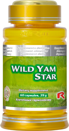 WILD YAM STAR - pre vitalizáciu a omladenie organizmu, s protinádorovými účinkami, Starlife  60 kaps