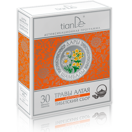 Bylinný čaj Tibetský zber, tianDe  30 sáčkov - dostupných len 5 kusy