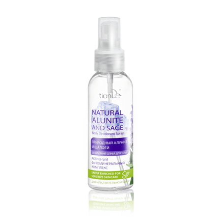 Prírodný telový deodorant v spreji "Alunit a šalvia", tianDe  100 ml - dostupné len 2 kusy