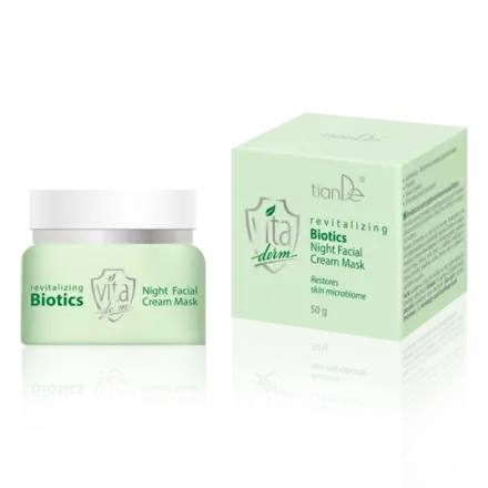 Revitalizačná nočná pleťová krémová maska Biotics, tianDe 50 g