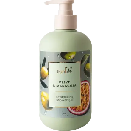 Revitalizačný sprchový gél "Oliva a maracuja", tianDe 470 g