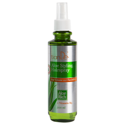 Stylingový sprej na vlasy s Aloe „Objem a pružnosť“,  tianDe 200 ml