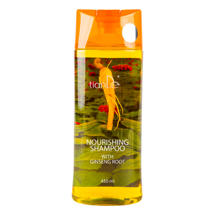 Vyživujúci šampón s koreňom ženšenu, tianDe  450 ml
