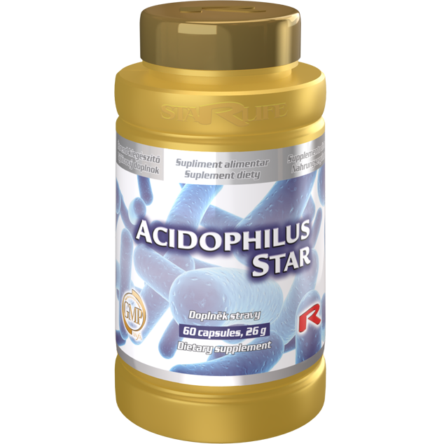ACIDOPHILUS STAR -  pre zdravú funkciu črevného systému, Starlife  60 kaps ACIDOPHILUS STAR -  pre zdravú funkciu črevného systému, Starlife  60 kaps
