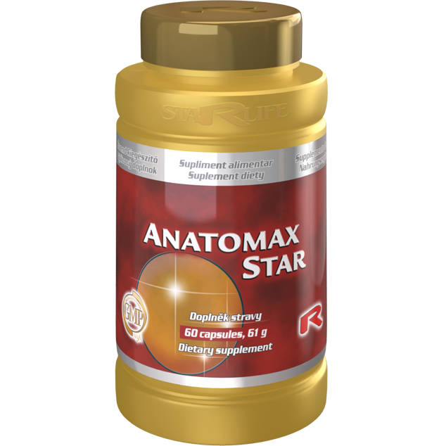 ANATOMAX STAR - proti zápalom a bolestiam, Starlife 60 kaps ANATOMAX STAR - proti zápalom a bolestiam, Starlife 60 kaps