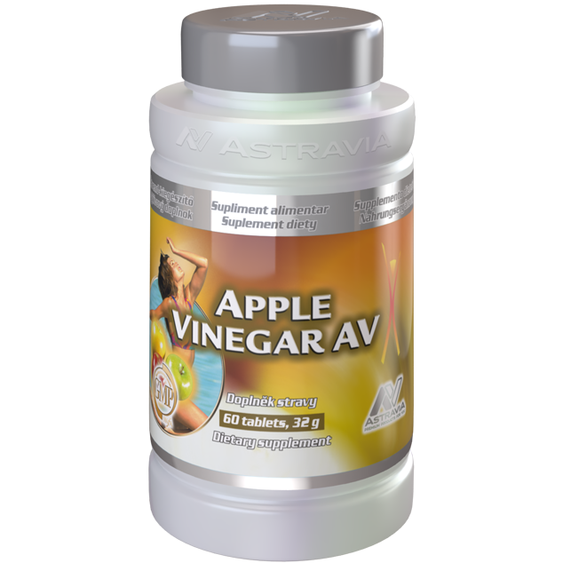 APPLE VINEGAR AV - jablčný ocot pre zníženie hmotnosti a únavy, Starlife 60 tabl APPLE VINEGAR AV - jablčný ocot pre zníženie hmotnosti a únavy, Starlife 60 tabl