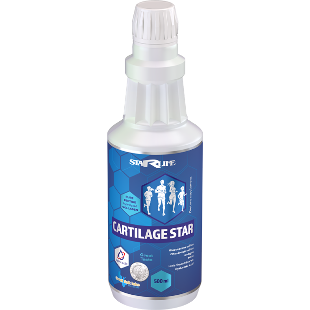 CARTILAGE STAR - pre podporu kĺbov a kĺbových chrupaviek, proti artróze a artritíde, Starlife 500 ml CARTILAGE STAR - pre podporu kĺbov a kĺbových chrupaviek, proti artróze a artritíde, Starlife 500 ml