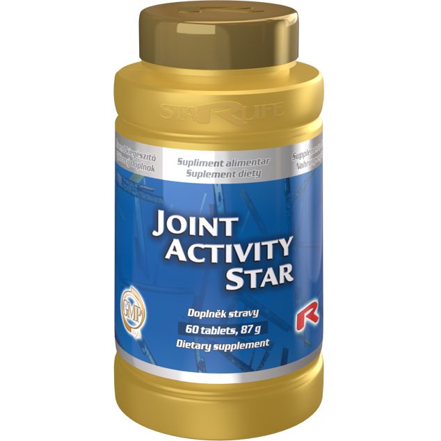 JOINT ACTIVITY STAR - pre podporu kĺbov pri artróze a artritíde, proti bolestiam a zápalom kĺbov, Starlife  60 tabl