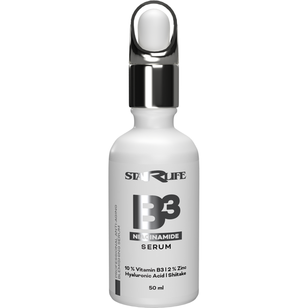 NIACINAMIDE SERUM – Sérum s niacinamidom s anti-aging účinkom pre mastnú a problematickú pleť, Starlife 50 ml
