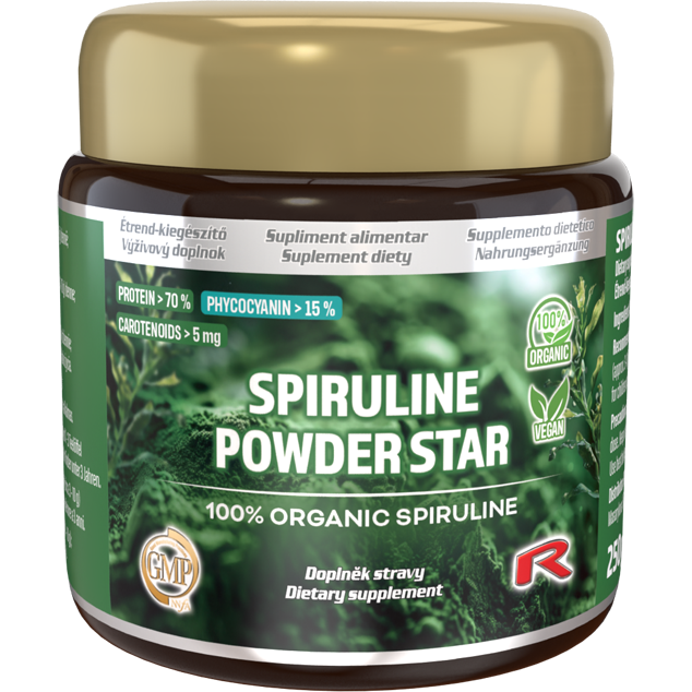 SPIRULINE POWDER STAR - pre posilnenie imunity, detoxikáciu organizmu a doplnenie dôležitých živín, Starlife  250 g