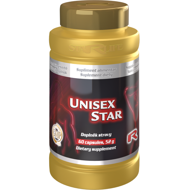 UNISEX STAR – pre zvýšenie energie a radosť zo života, Starlife  60 kaps