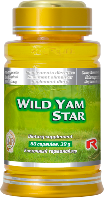 WILD YAM STAR - pre vitalizáciu a omladenie organizmu, s protinádorovými účinkami, Starlife  60 kaps