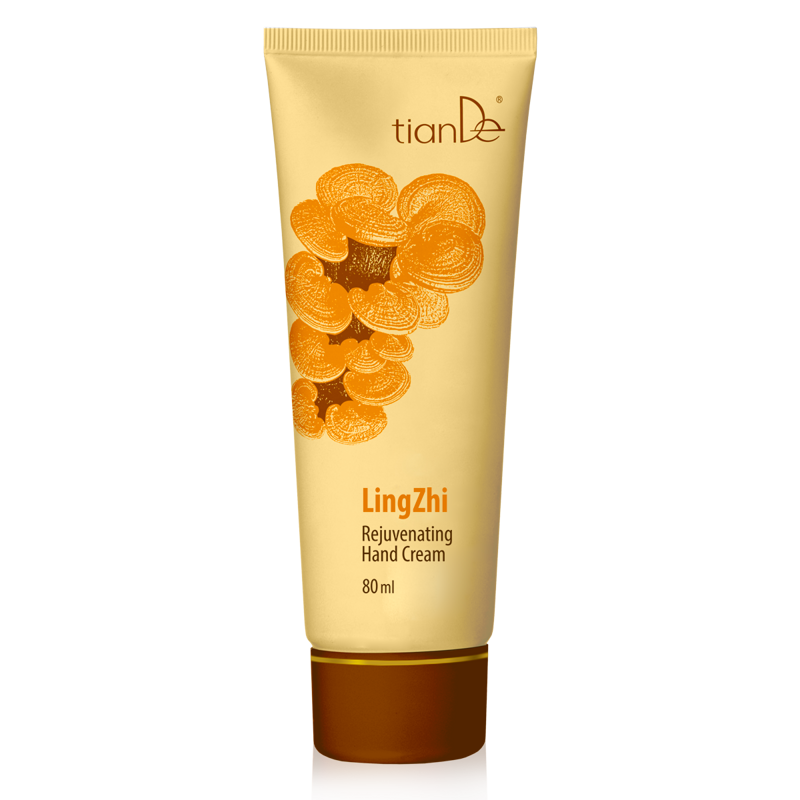 Omladzujúcí krém na ruky s extraktom z LingZhi, tianDe 80 ml Omladzujúcí krém na ruky s extraktom z LingZhi, tianDe 80 ml