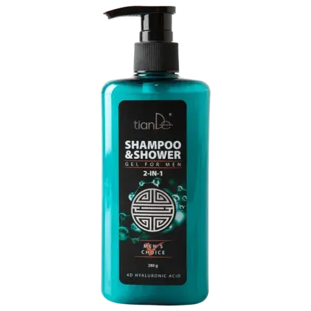 Šampón a sprchový gél pre mužov 2 v 1, tianDe 280 g