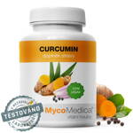 CURCUMIN (extrakt), MycoMedica  120 kapsúl