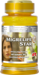 MIGRELIFE STAR - proti bolestiam hlavy a migréne, Starlife  60 kaps