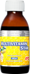 MULTIVITAMIN STAR – sirup s príjemnou chuťou obsahujúci vitamíny a minerálne látky pre imunitu, vitalitu a zdravý život,  Starlife 120 ml