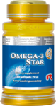 OMEGA-3 STAR - proti ateroskleróze a infarktu myokardu, Starlife  60 kaps 