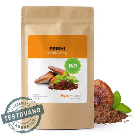 REISHI BIO (prášok), MycoMedica  100 g