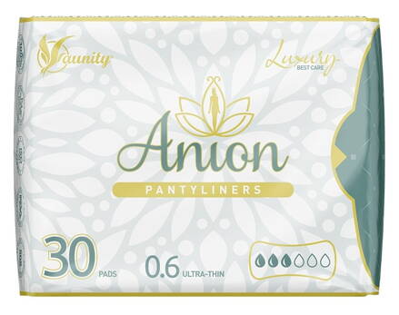 Aniónové vložky "Anion Luxury" intímky, Aunity 30 ks