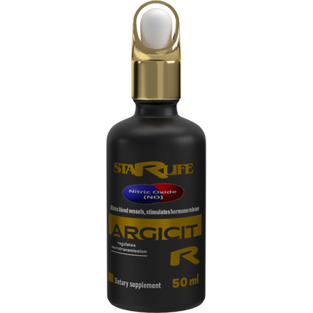ARGICIT DROPS  -  s obsahom oxidu dusnatého pre podporu všetkých dôležitých procesov v tele, Starlife  50 ml