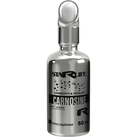 CARNOSINE DROPS  -  unikátna zmes látok s obsahom karnozínu s anti-aging účinkom, Starlife  50 ml
