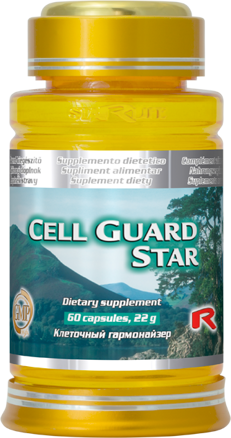 CELL GUARD STAR  -  pre ochranu buniek so 7 antioxidantmi, Starlife  60 kaps