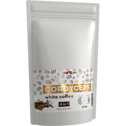 CORDYCEPS WHITE COFFEE STAR, 4 in 1 - Káva Arabica s obsahom huby Cordyceps, Starlife 750 g