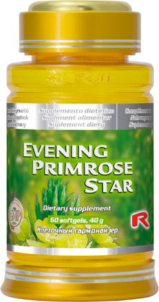 EVENING PRIMROSE STAR  -  pre správnu funkciu organizmu a zdravia, Starlife  60 kaps