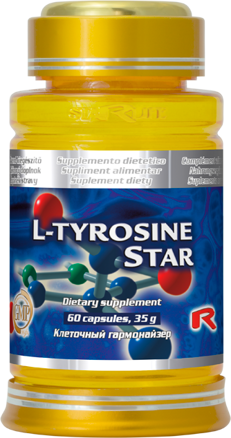 L - TYROSINE STAR - pre zvýšenie športového výkonu, Starlife  60 kaps