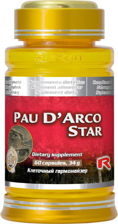 PAU D`ARCO STAR - pre podporu imunitného systému s výraznými protiplesňovými účinkami, Starlife  60 kaps