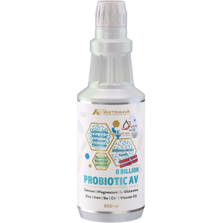 PROBIOTIC AV  -  probiotiká pre zdravú črevnú mikroflóru a silný imunitný systém, Starlife  500 ml