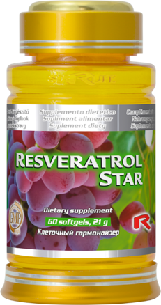 RESVERATROL STAR - účinný antioxidant pre zdravé srdce a cievy, Starlife  60 tob