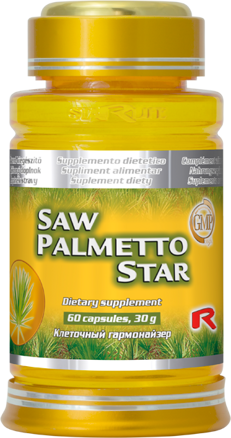 SAW PALMETTO STAR – pri problémoch so zväčšenou prostatou, Starlife  60 kaps 