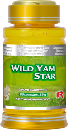 WILD YAM STAR - pre vitalizáciu a omladenie organizmu, s protinádorovými účinkami, Starlife  60 kaps - dostupný len 1 kus