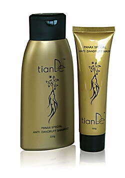Šampón a maska s extraktom ženšenu, tianDe  220 g + 100 g - dostupné 2 kusy