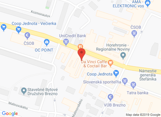 Google map: ČSA 7 Brezno